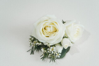 生花ヘッドピース【ホワイトナチュラル】※事前申込商品※