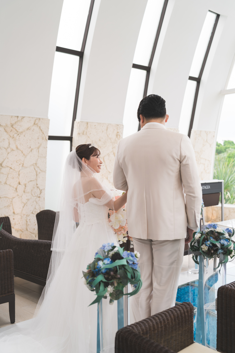 チャペル内撮影がスタート！！