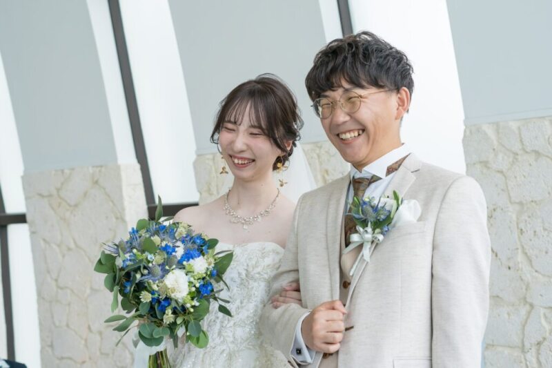 明るいお二人の笑顔にキュン♡♡♡