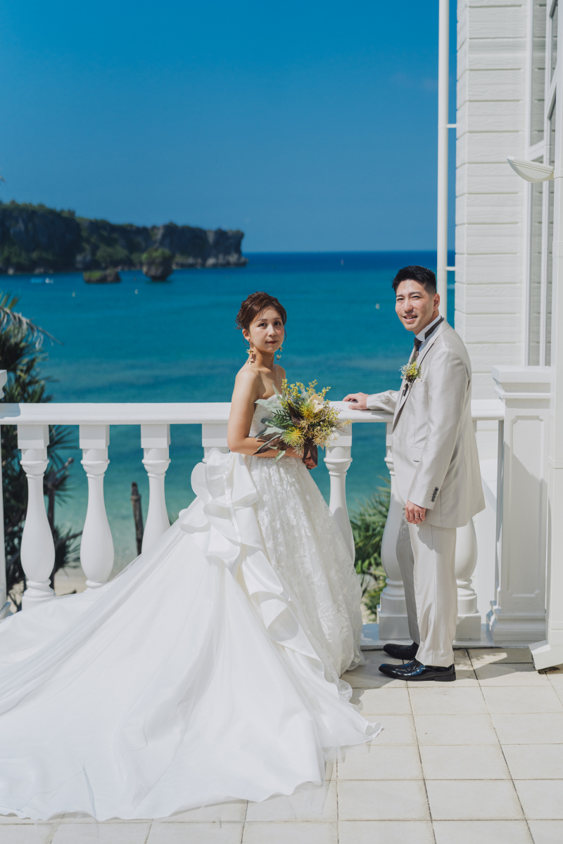 水平線をバックに☆彡