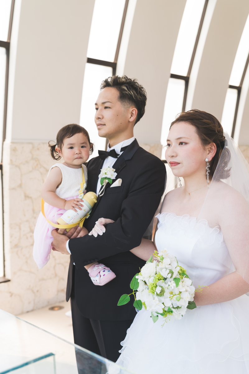 親子３人で誓い合う♪♪♪