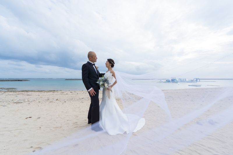 ロングベールショットは風に吹かれて