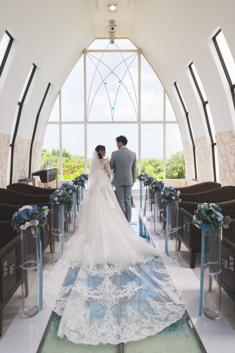 チャペル入口から見ると・・・