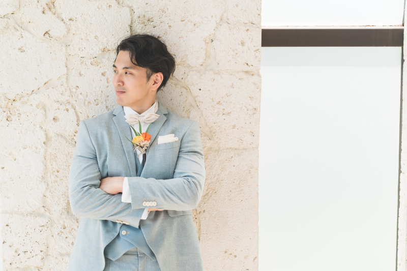ご新郎様ショット