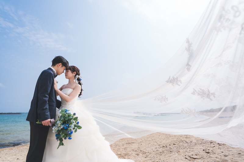 風にのって、ふわっとベール。