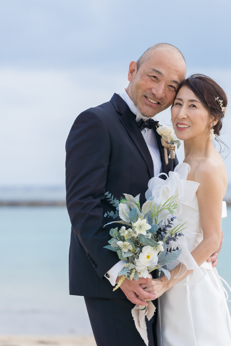 お二人の幸せそうな笑顔