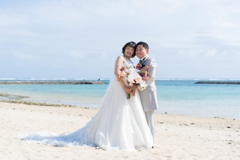 ビーチ撮影の最後も笑顔で！！