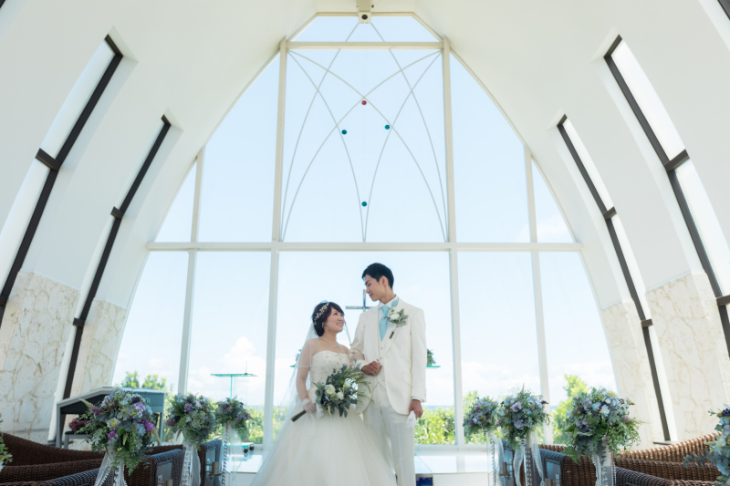 挙式風フォトで特別な思い出を♡