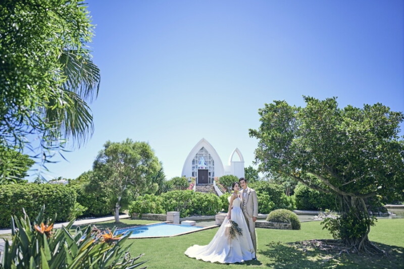 石垣島 by ワタベウェディング_ガーデンで撮影できる