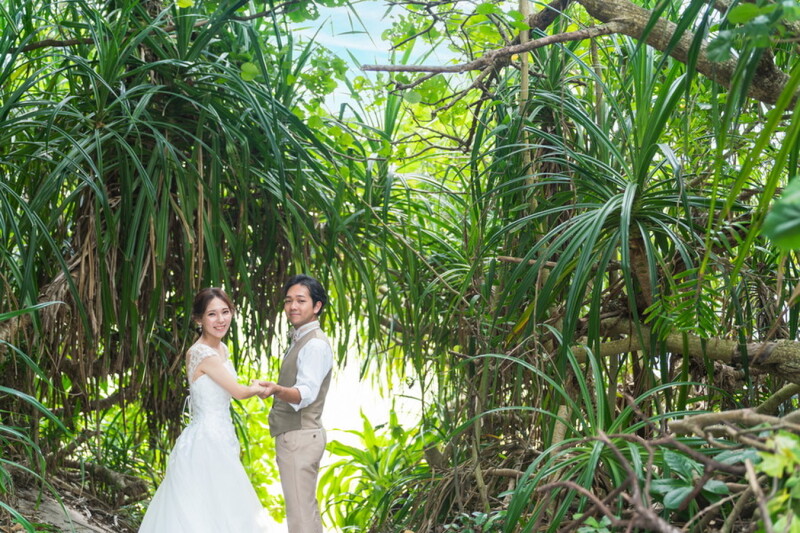 石垣島 by ワタベウェディング_ガーデンで撮影できる