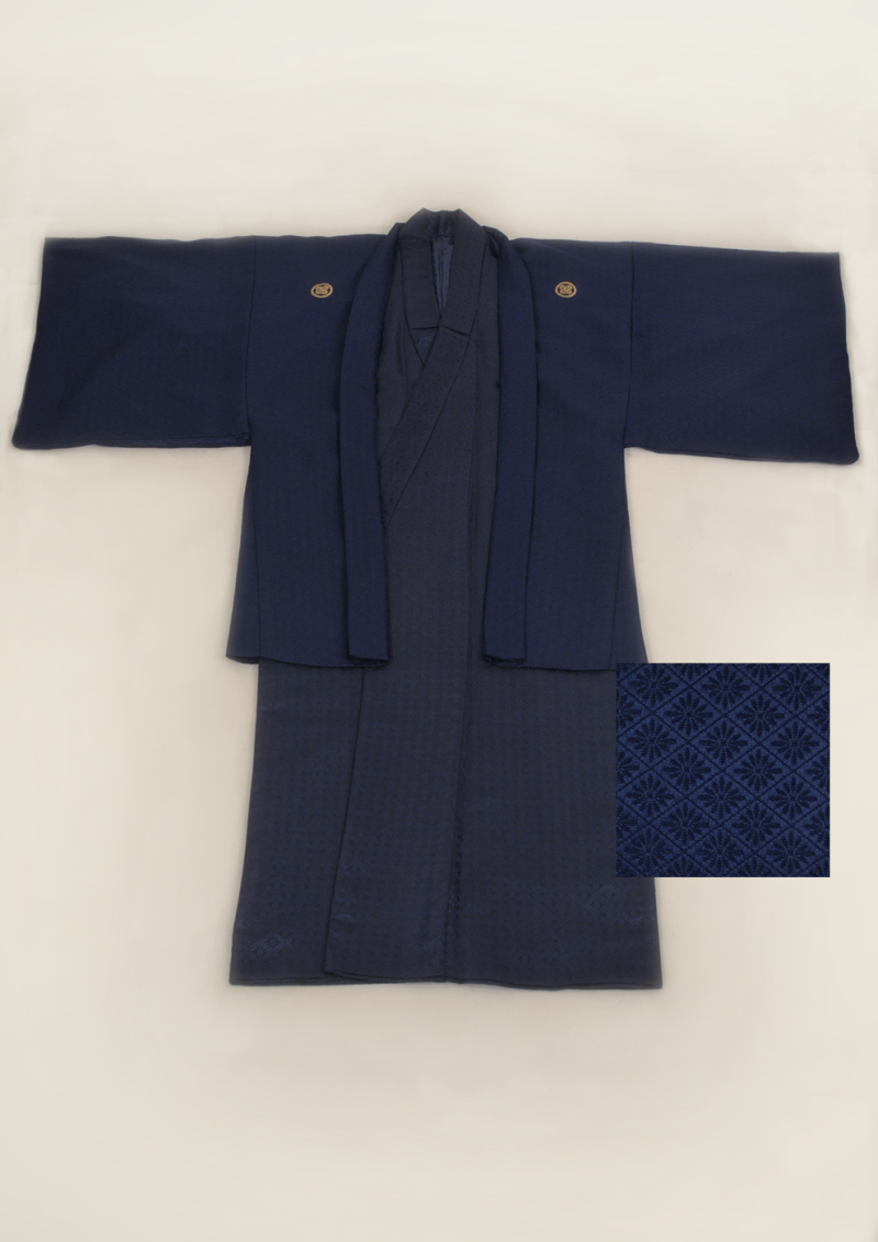 【紋服】トリニティ紺