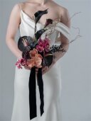 ｸﾗｯﾁﾌﾞｰｹ(ﾌﾞﾗｯｸ×ﾊﾟｰﾌﾟﾙ)