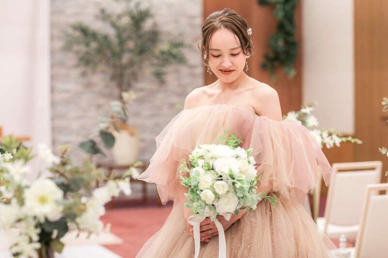 新婦ソロショット