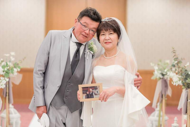 思い出の写真と共に