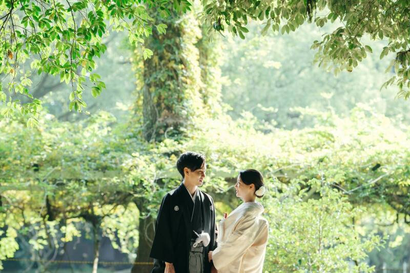 宮崎神宮にて和装撮影