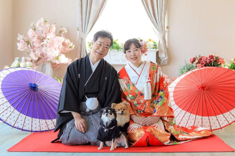 正座のご挨拶ショット