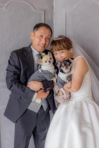 愛犬たちと宮崎スタジオで撮影♪