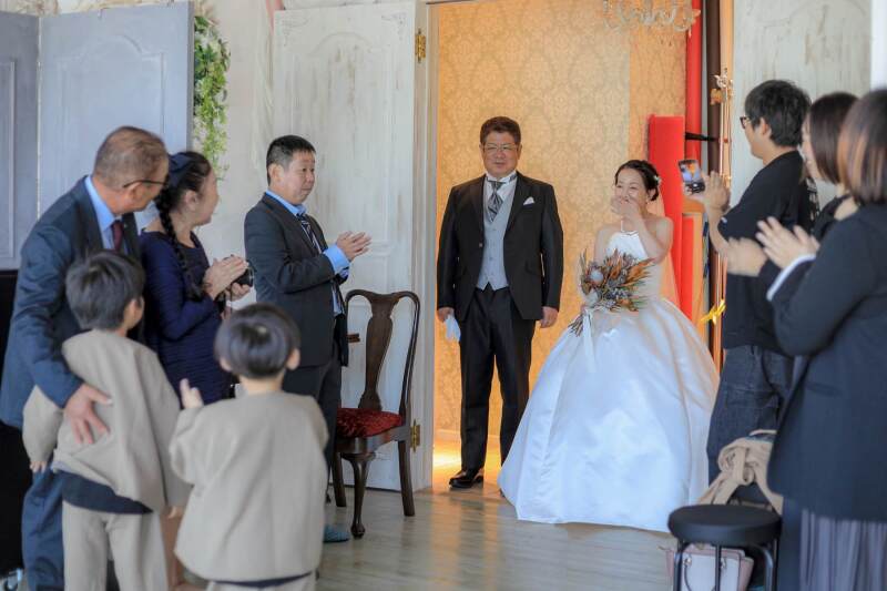 まずは皆様にお披露目