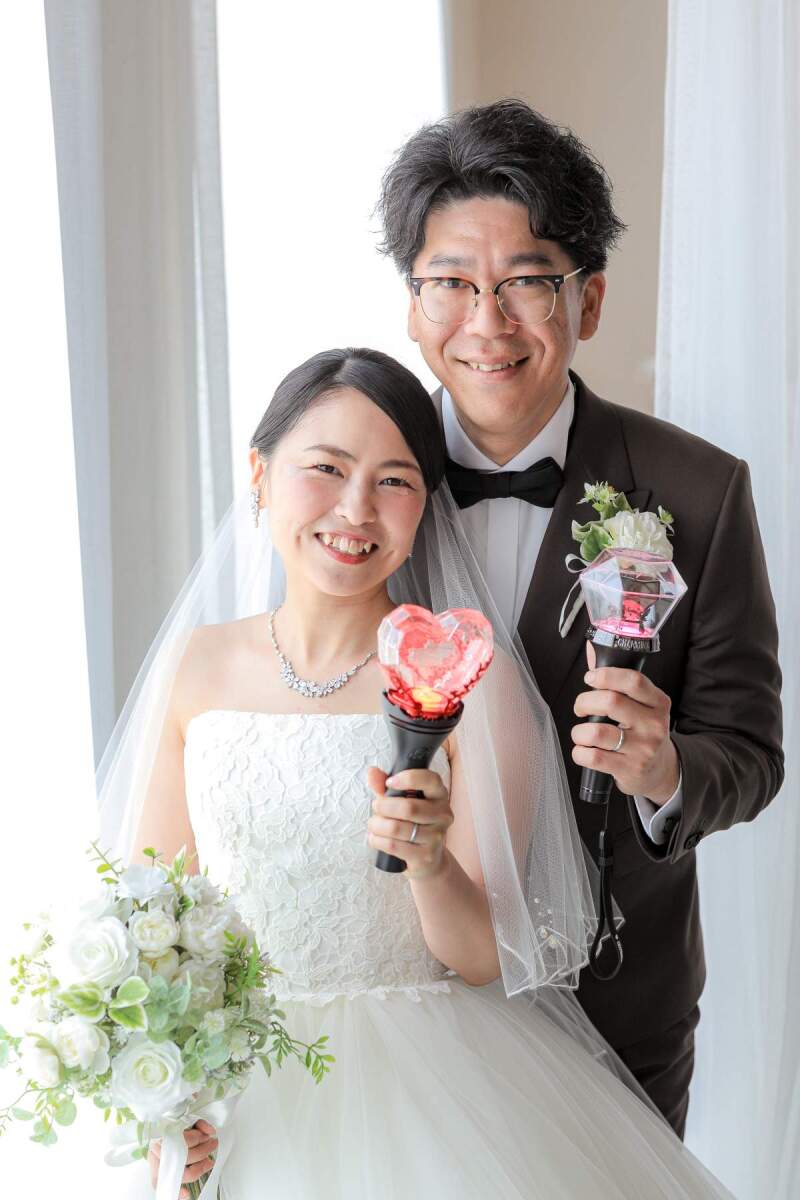 ペンライトで！