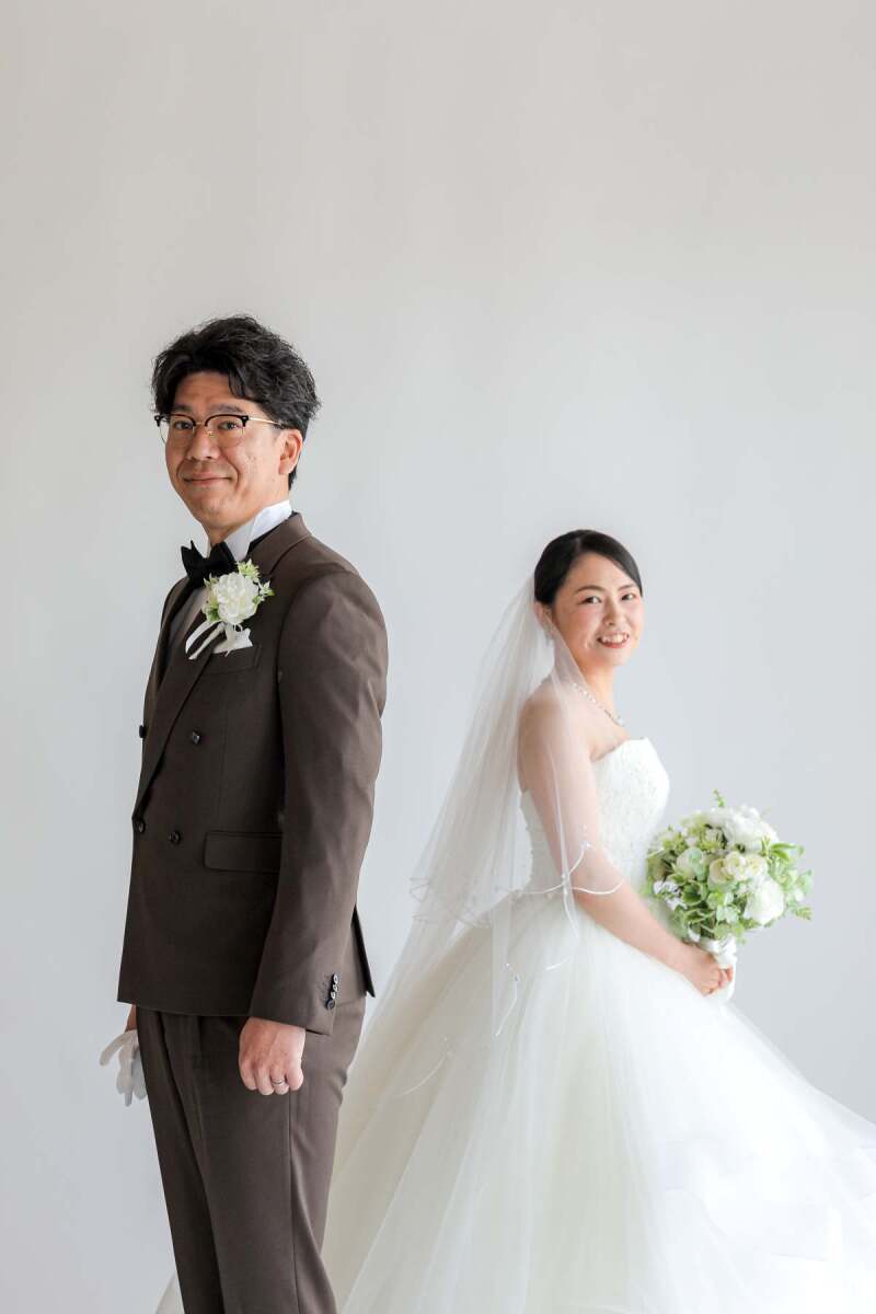 お2人の立ち姿