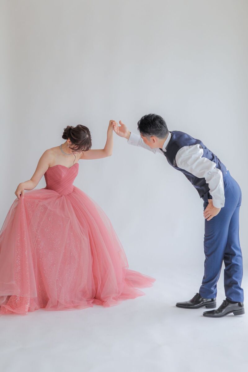 新郎のエスコート