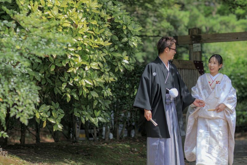 宮崎県の名所を再現した縮景園