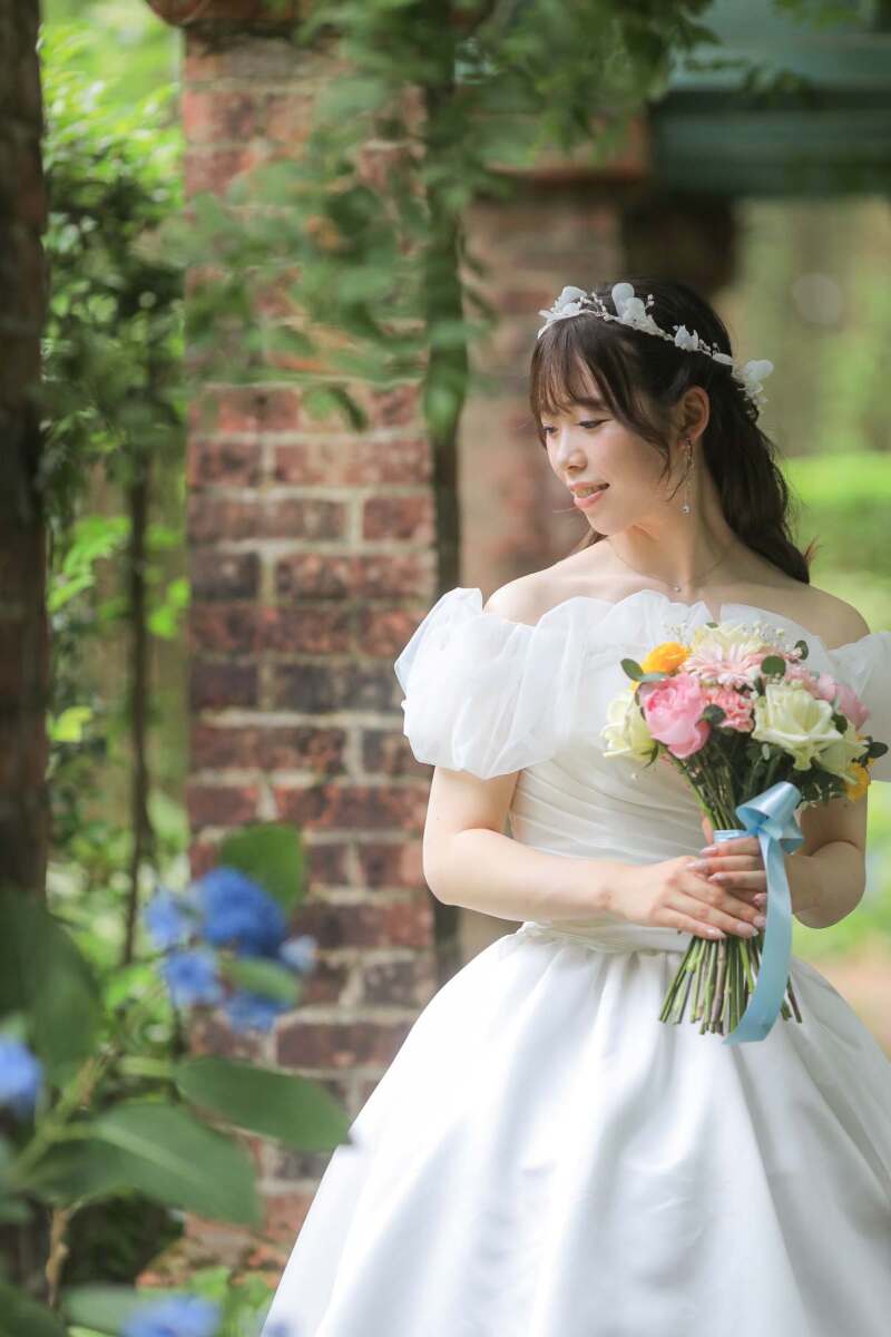 新婦ソロショット