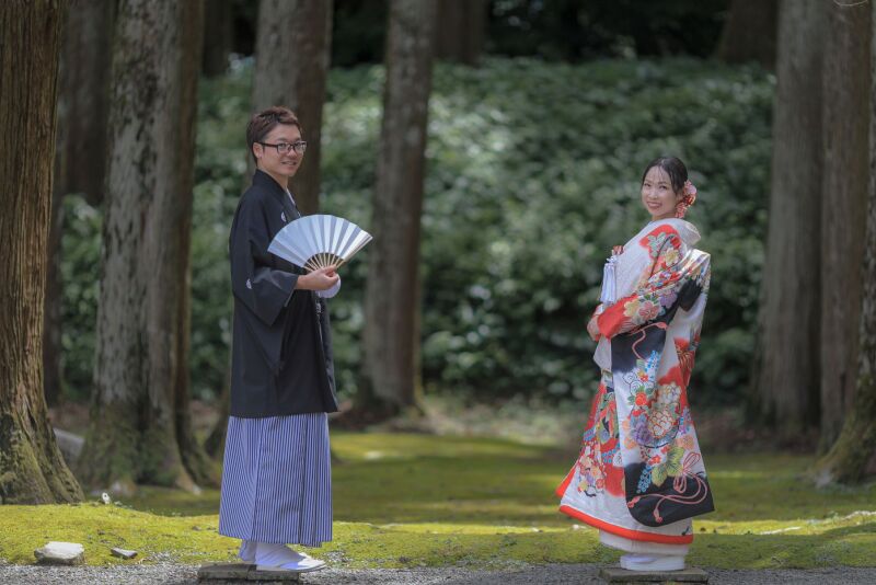 木立の中で向き合う美【飫肥城】