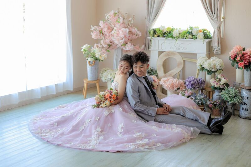 座ったショットも♡