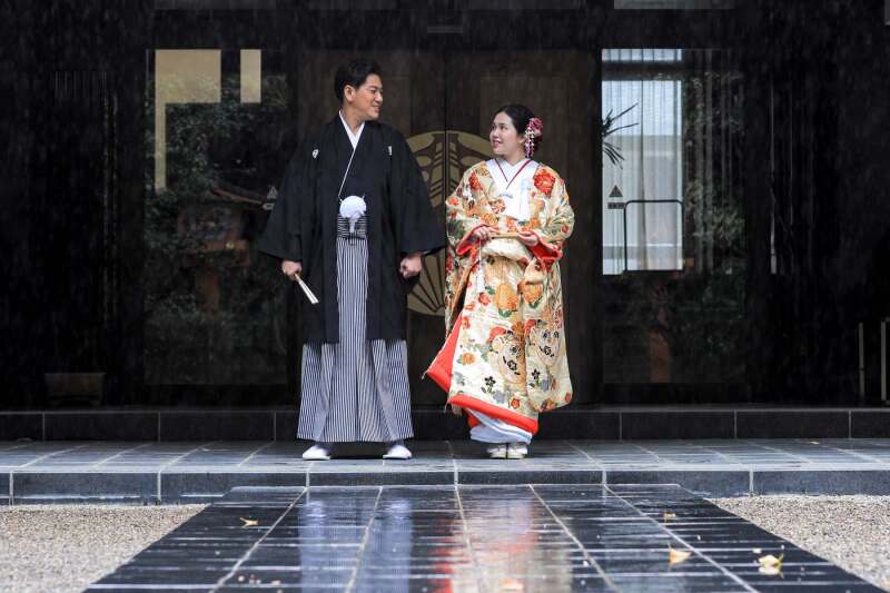 宮崎神宮での和装撮影～ニューウェルシティ宮崎洋装撮影