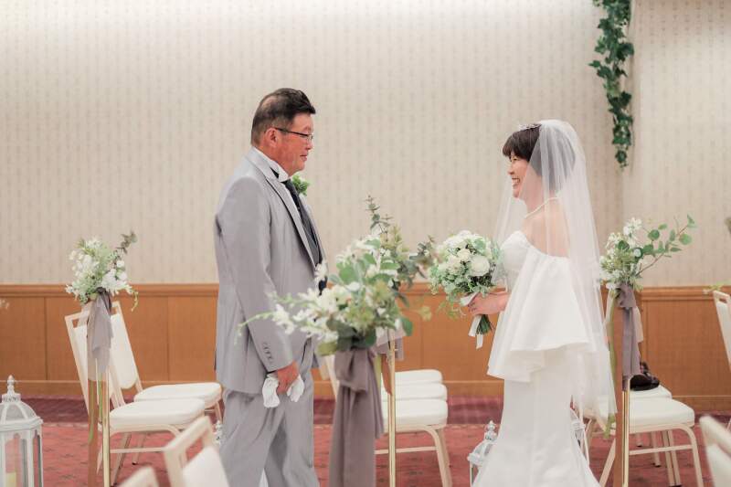 向き合いショット