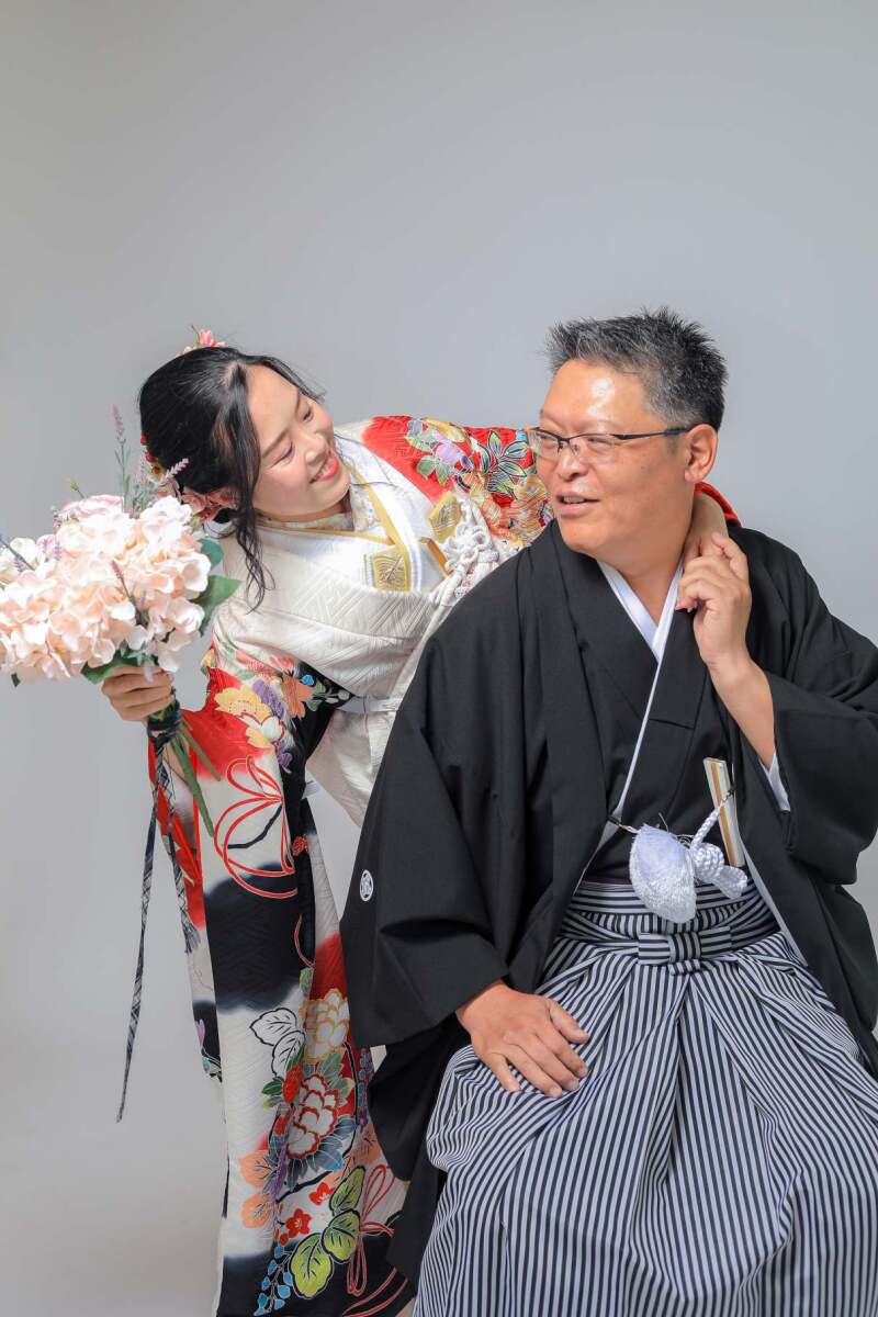 新郎様の笑顔チェック