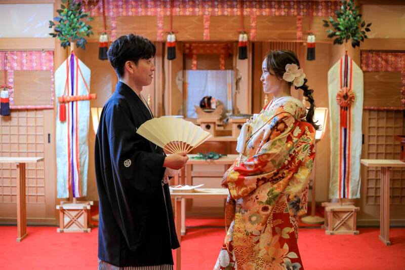 向き合い