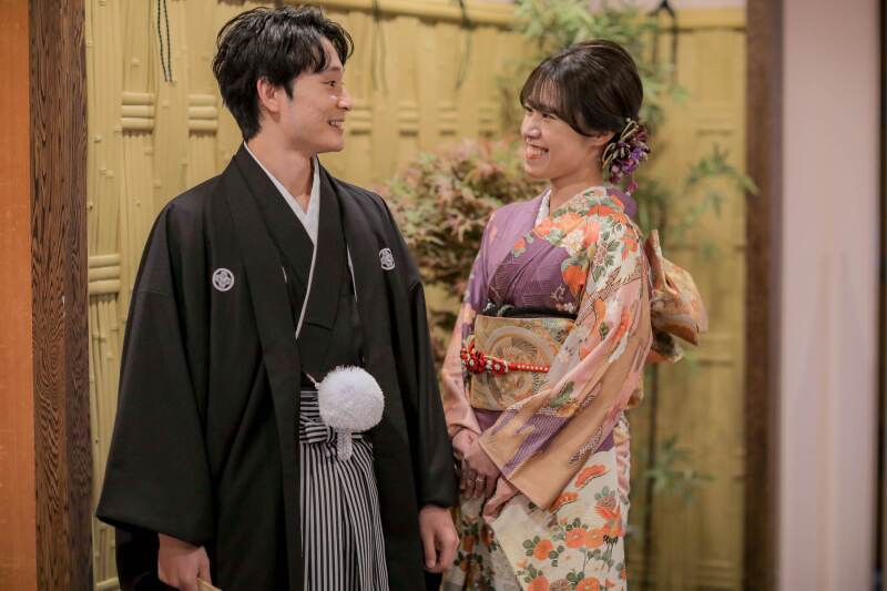 お互い見つめ合い