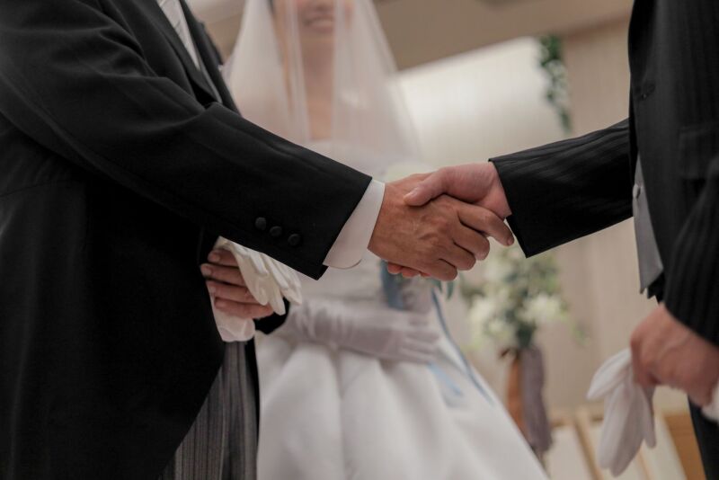 お父様から新郎へ