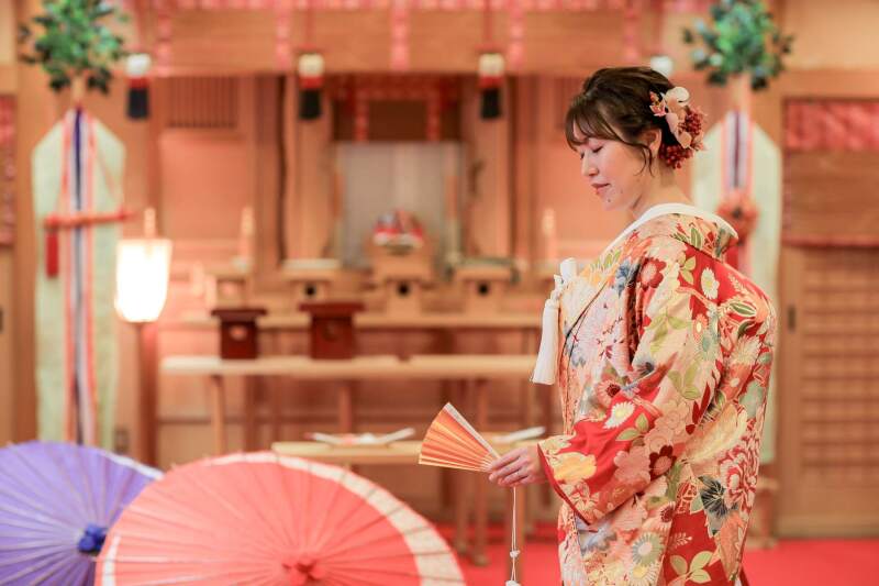 新婦ソロショット