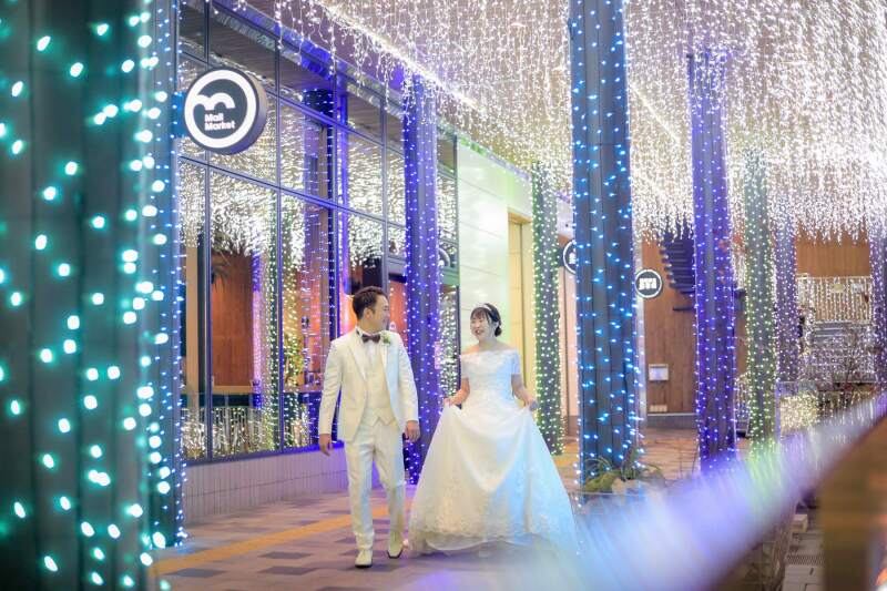 光の中を歩いて