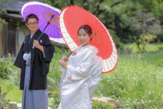 日向景修園で和装フォトウェディング