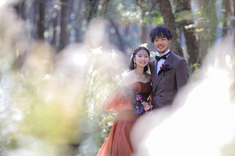 洋装にお着替えし英国式庭園へ