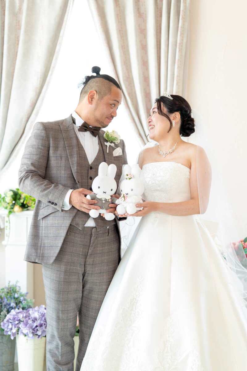 新婦様の笑顔
