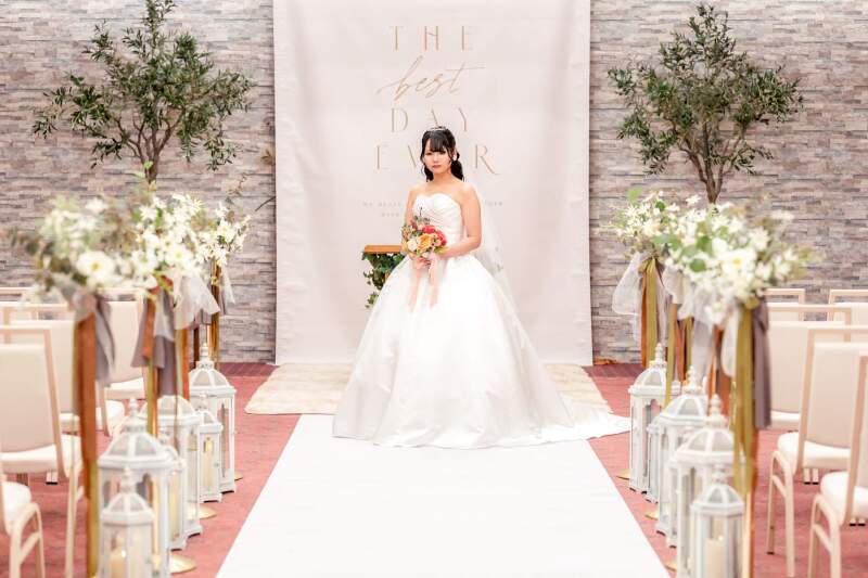 新婦ソロショット