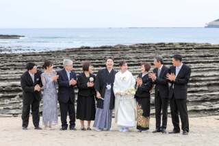 青島神社で和装フォトウェディング