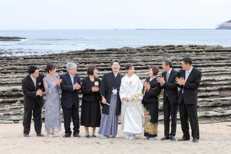 青島神社で和装フォトウェディング