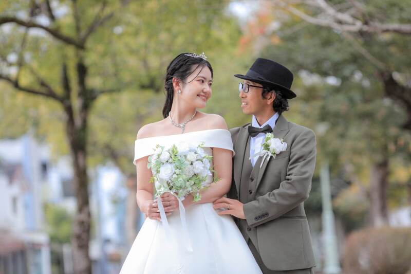 お外にでて撮影を