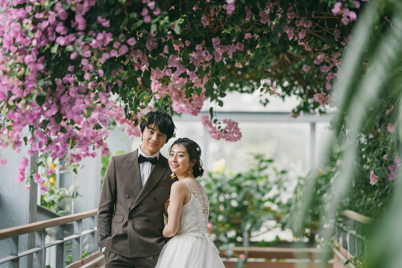 ボタニカルなガーデン撮影も叶います