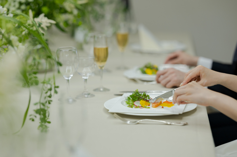 小さな結婚式 宮崎店_会食ができる