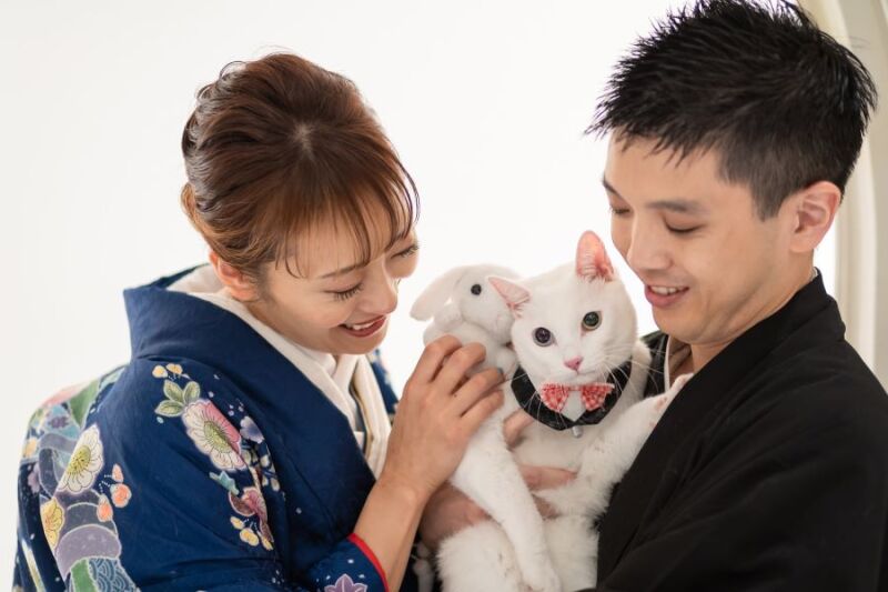 小さな結婚式 宮崎店_ペットと一緒に撮影できる