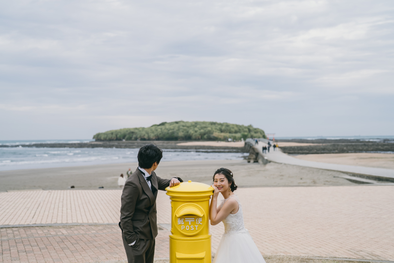 小さな結婚式 宮崎店_海で撮影できる
