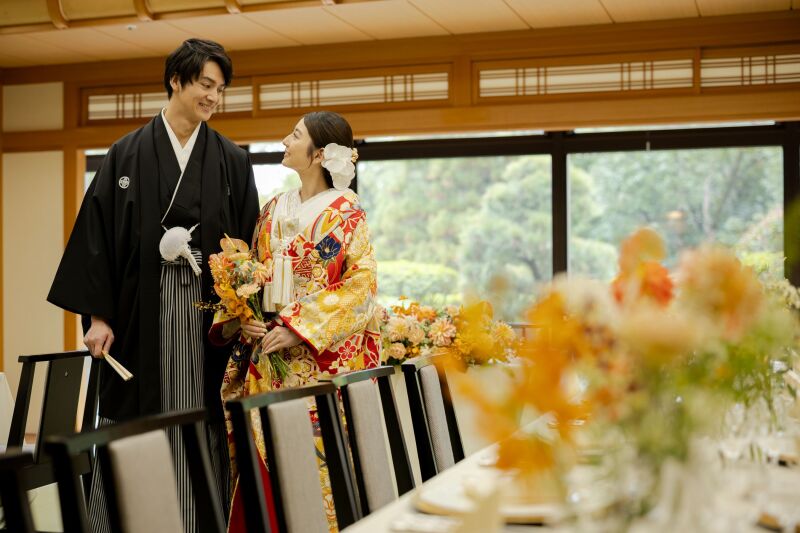 【神殿フォト+6名様会食プラン】家族写真プレゼント&フォト全データ付き☆和装1着