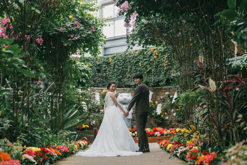 ロケーションフォト☆洋装1着プラン【青島ビーチ&ボタニックガーデン】12月まで撮影の方限定!